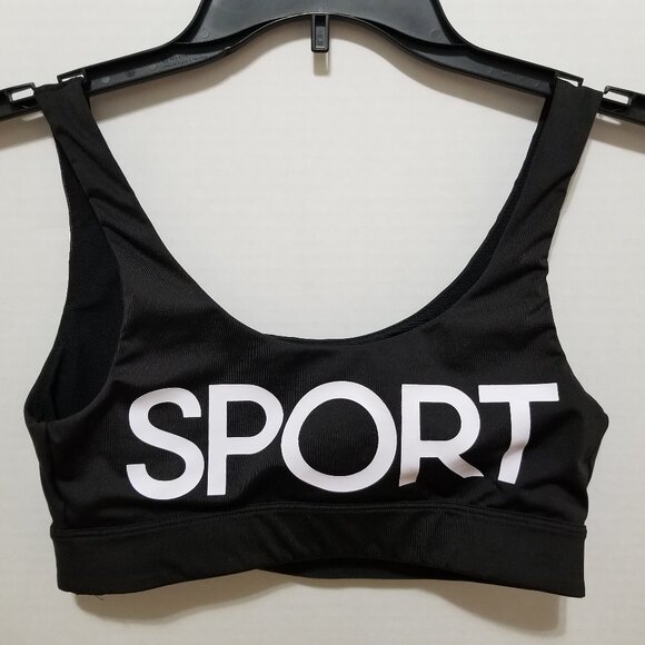 Victoria's Secret bra Small VS Sport spellout logo pullover stretch workout gym - Picture 2 of 7